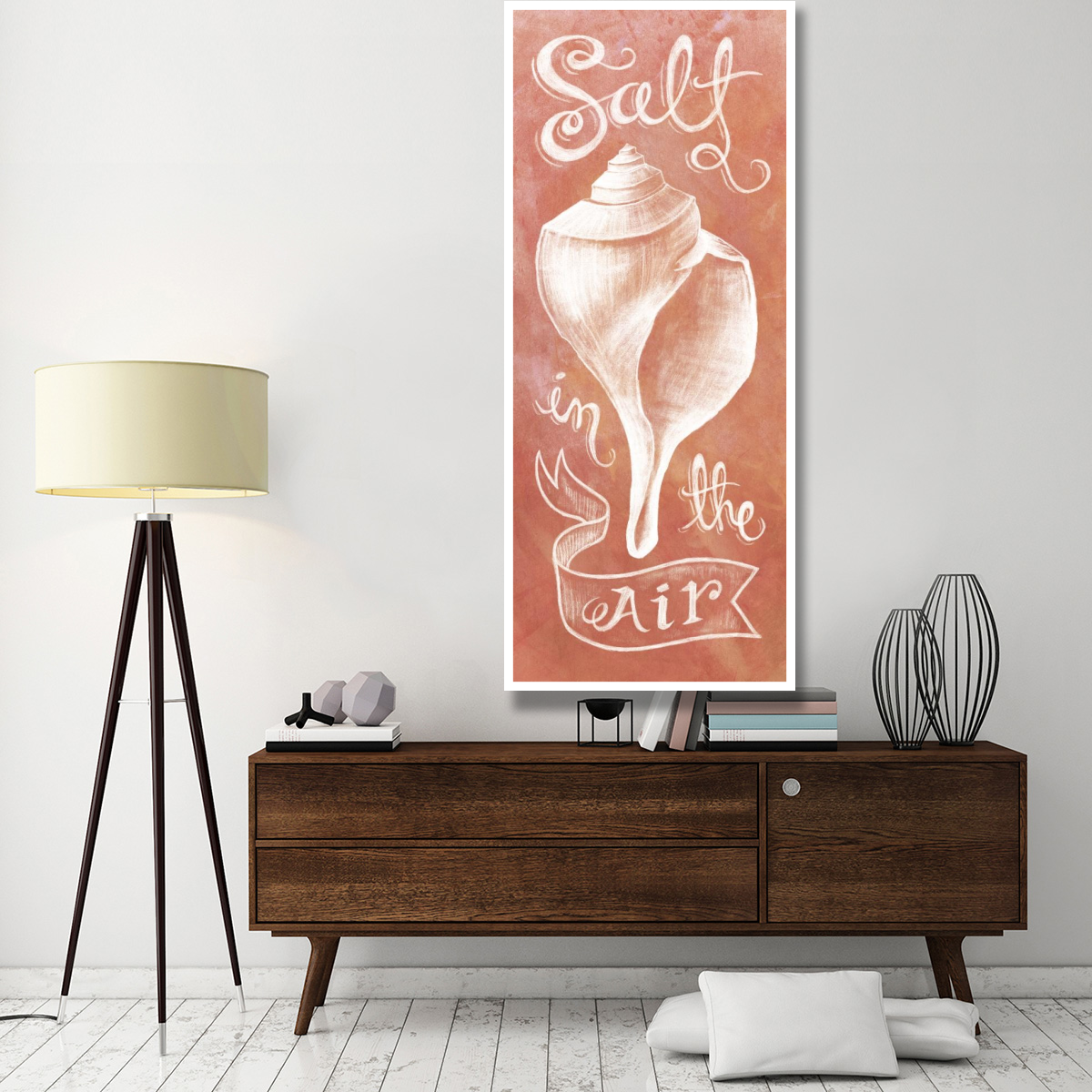 Seashell Coral -Paper Art-32&quotx77"