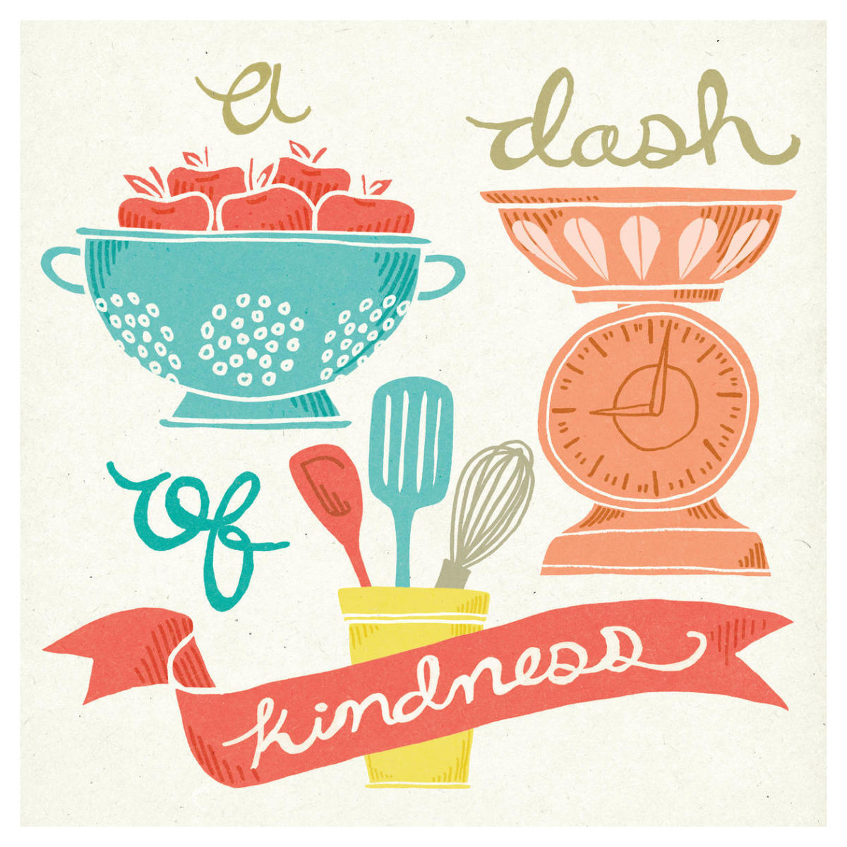 A Dash of Kindness -Paper Art-42"x42"