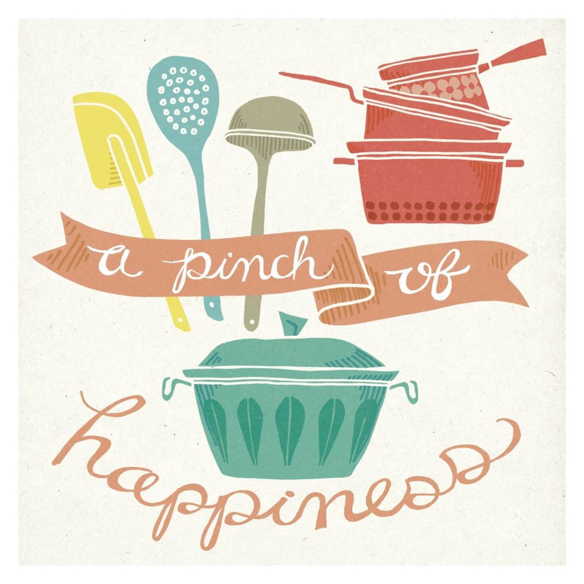 A Pinch of Happiness -Paper Art-32"x32"