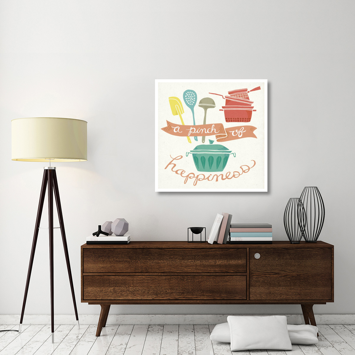 A Pinch of Happiness -Paper Art-38&quotx38"