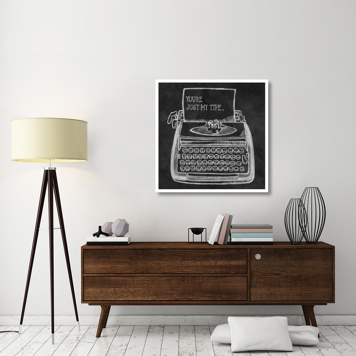 You're My Type Chalk -Paper Art-38&quotx38"