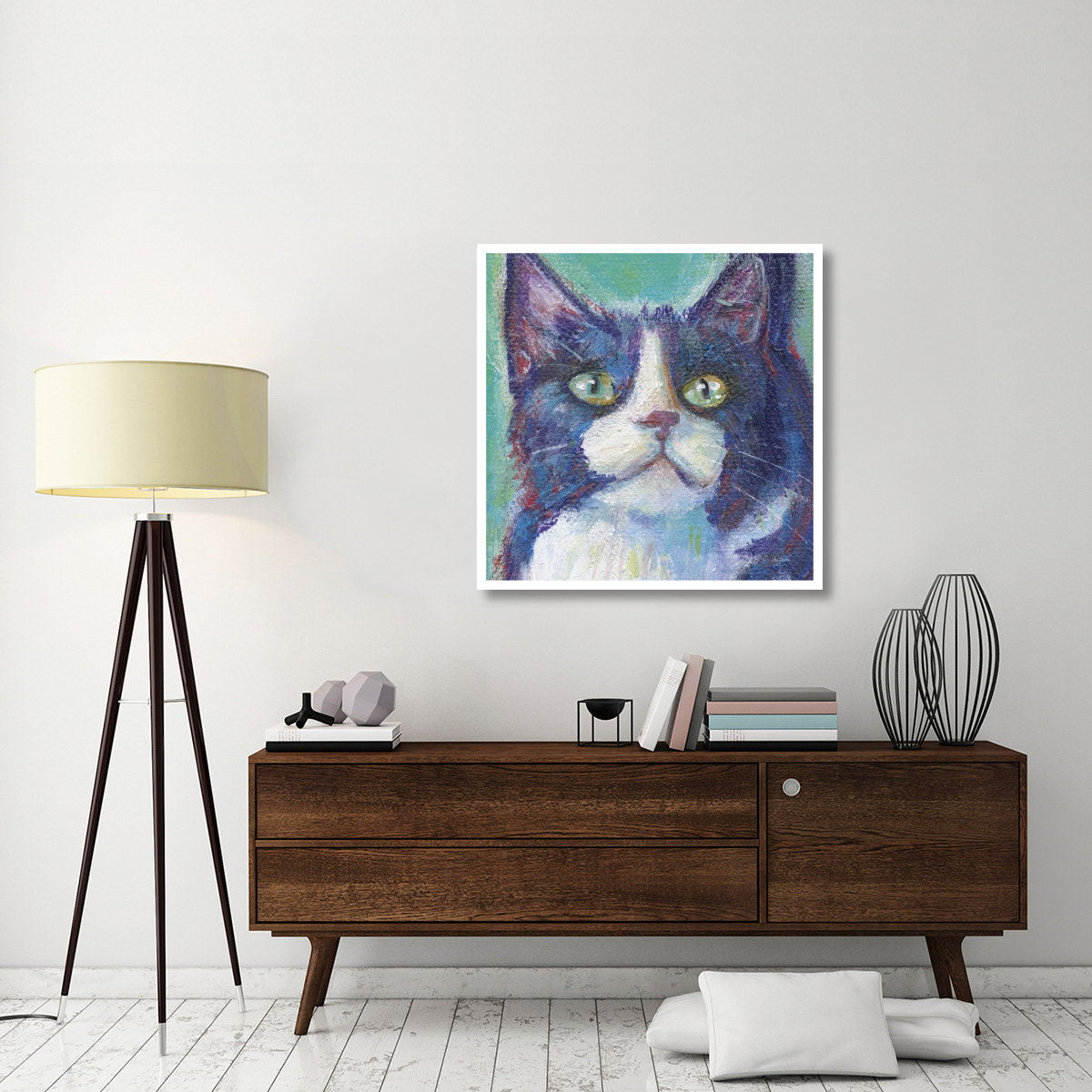 Cookie Bean -Paper Art-38&quotx38"