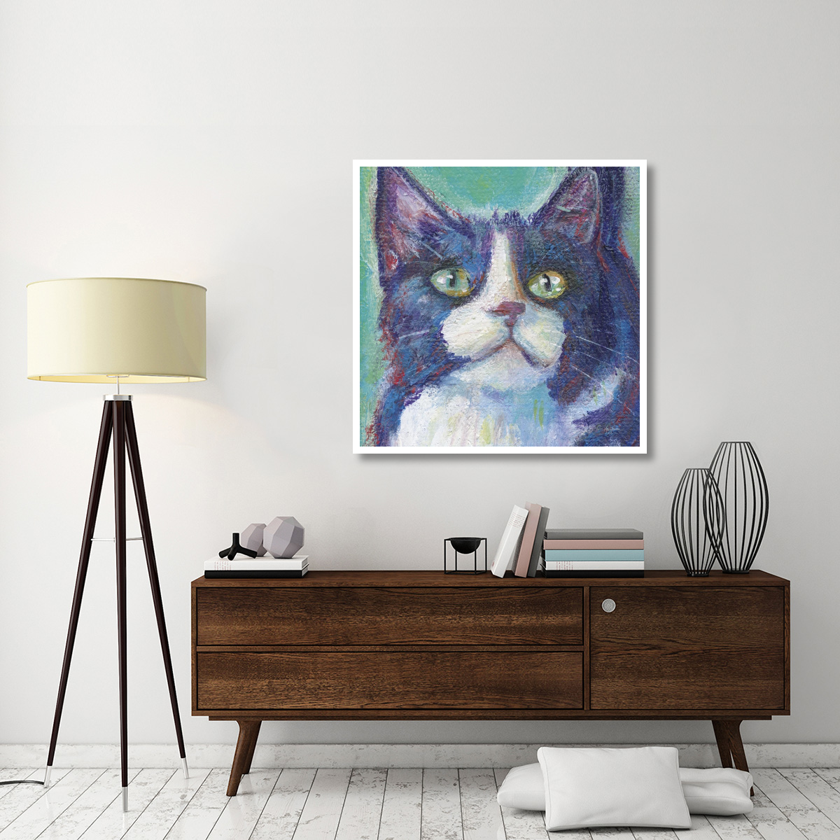 Cookie Bean -Paper Art-42&quotx42"