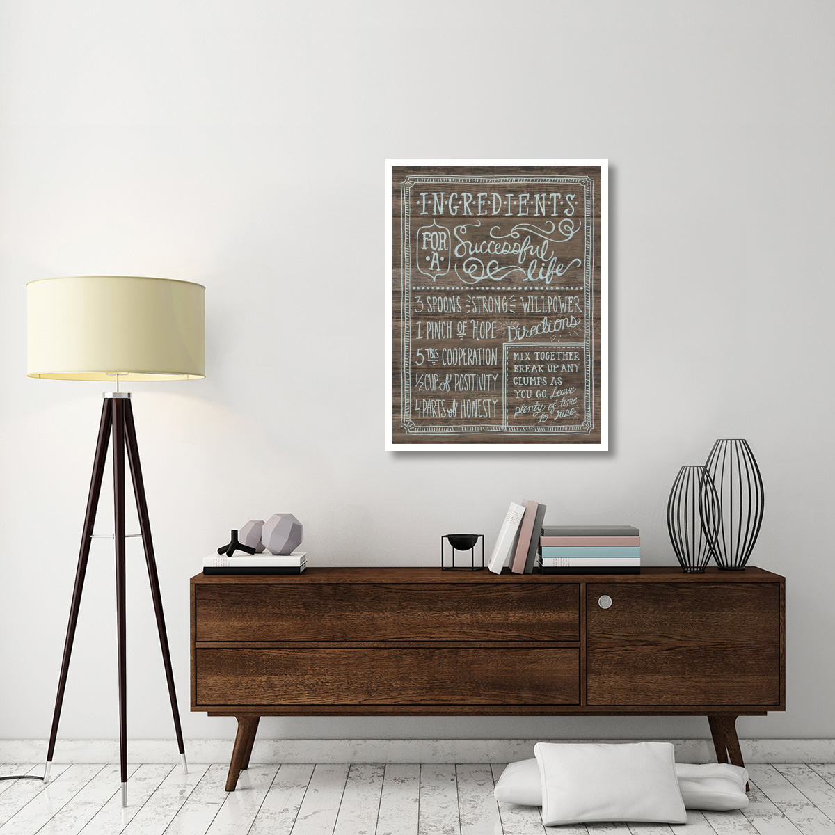 Ingredients For Life I -Paper Art-32&quotx42"