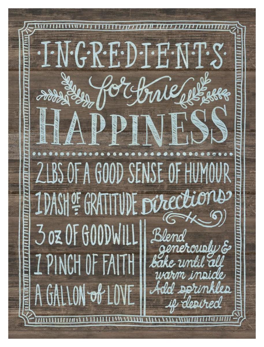 Ingredients For Life II -Paper Art-32"x42"