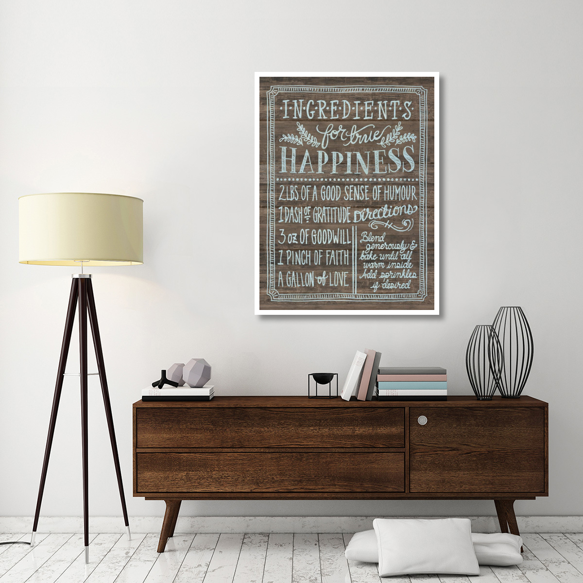 Ingredients For Life II -Paper Art-38&quotx50"
