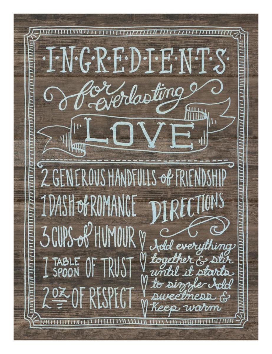 Ingredients For Life III -Paper Art-20"x26"