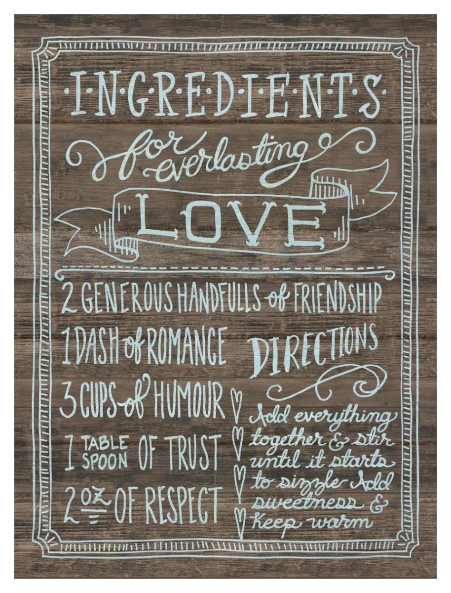 Ingredients For Life III -Paper Art-32"x42"