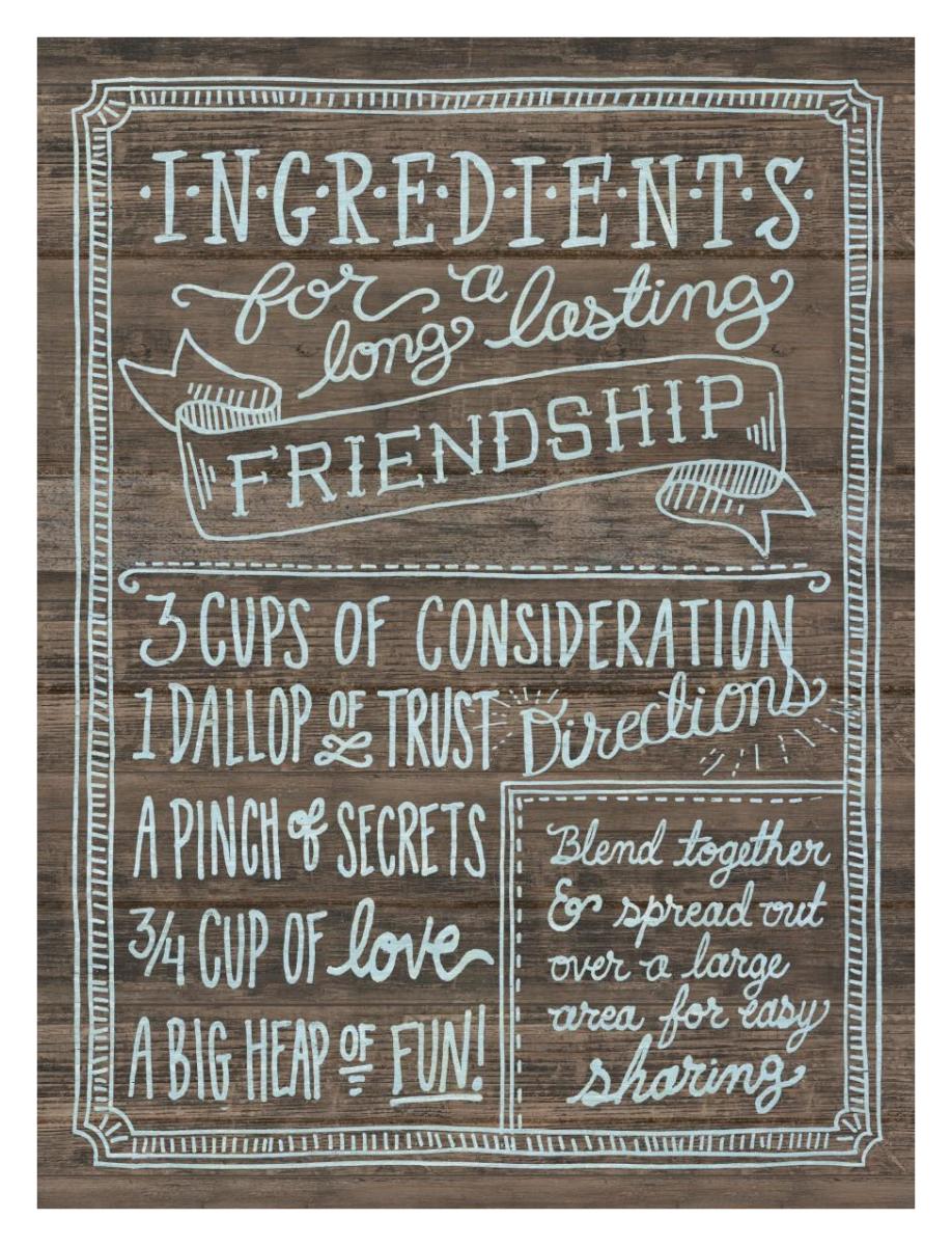 Ingredients For Life IV -Paper Art-26"x34"
