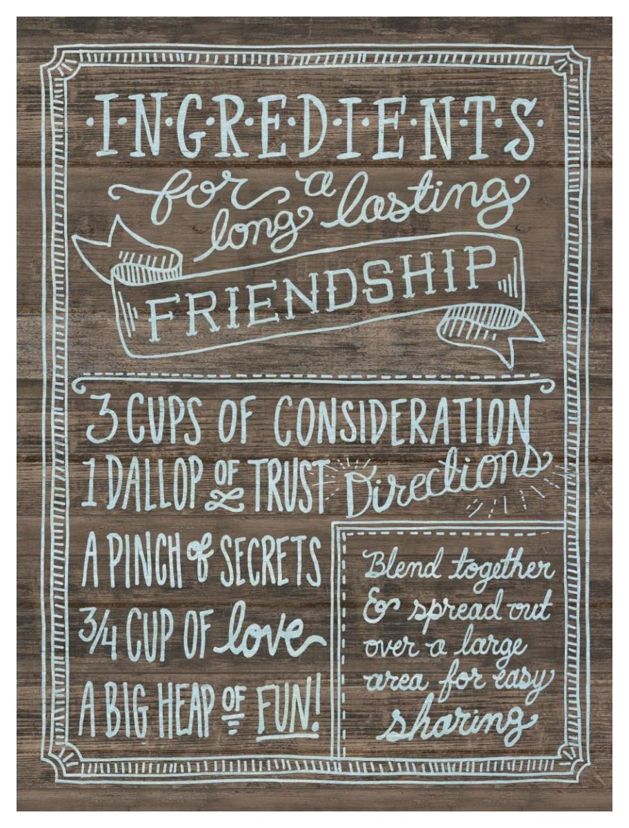 Ingredients For Life IV -Paper Art-38"x50"