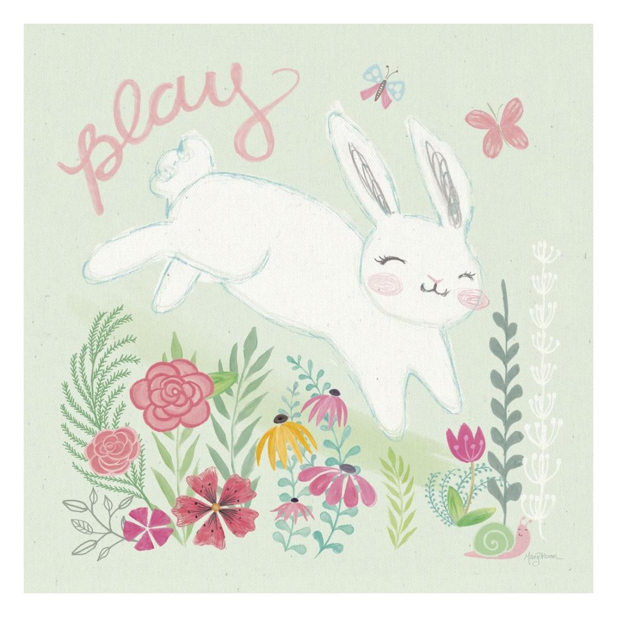 Garden Friends I -Paper Art-26"x26"
