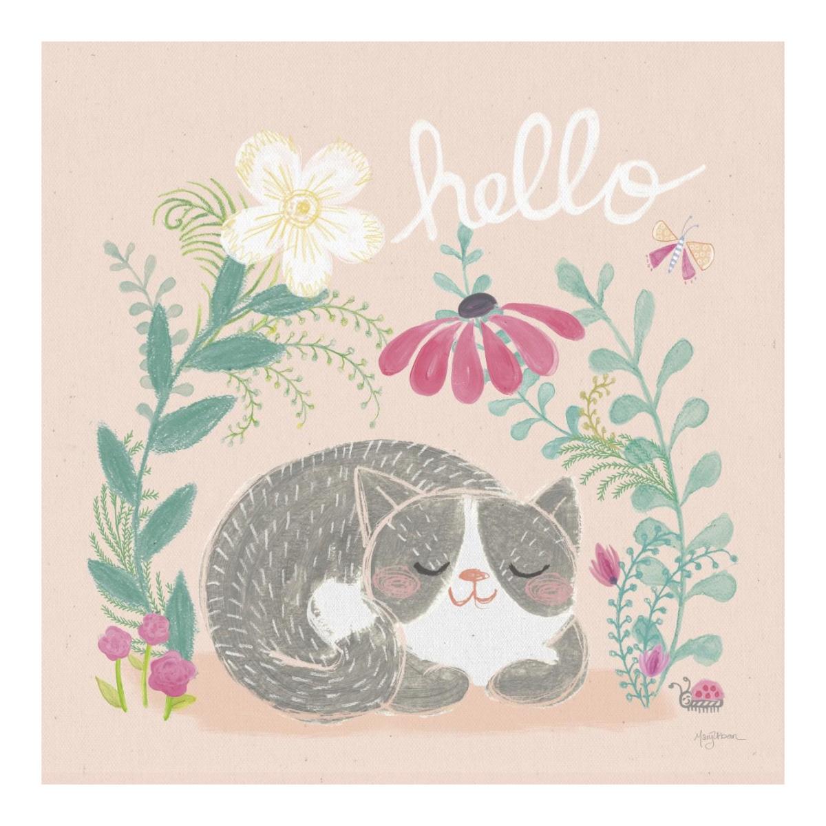 Garden Friends VI -Paper Art-20"x20"