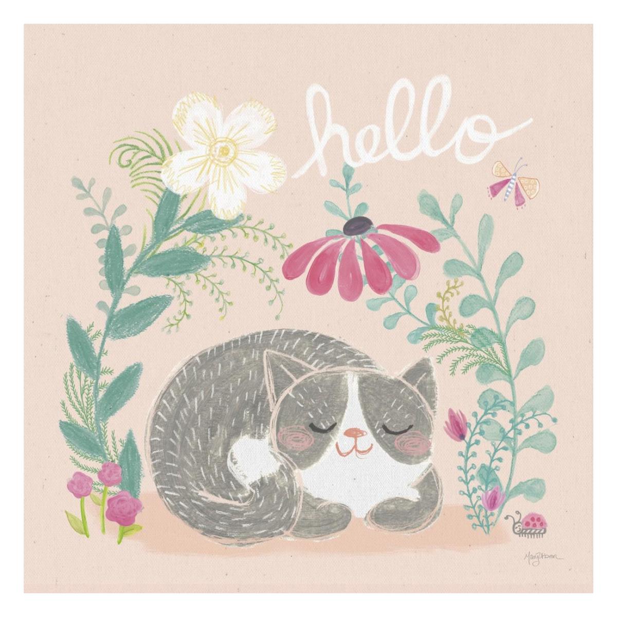 Garden Friends VI -Paper Art-26"x26"