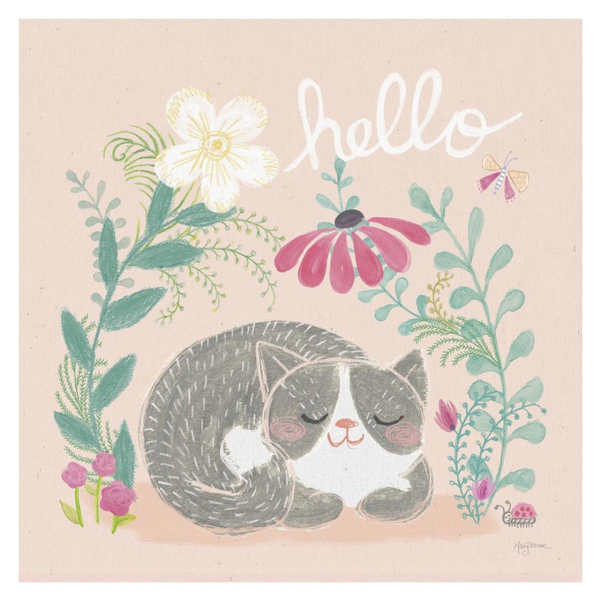 Garden Friends VI -Paper Art-32"x32"