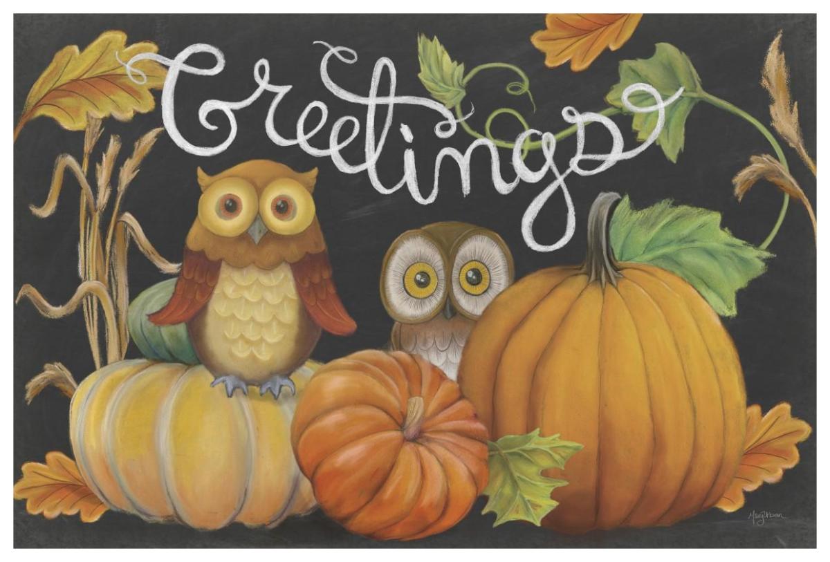 Harvest Owl I -Paper Art-62"x42"