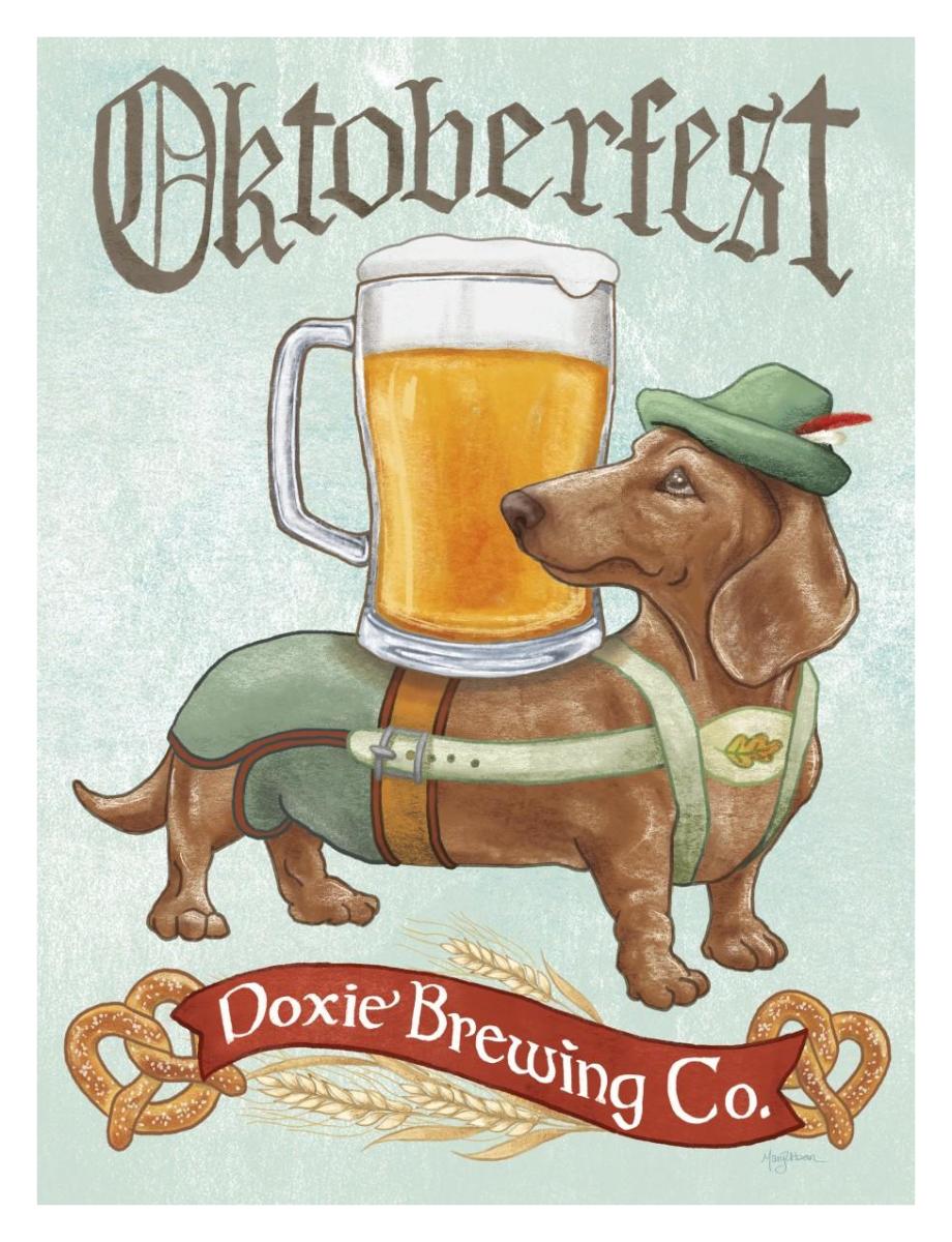 Beer Dogs III -Paper Art-26"x34"