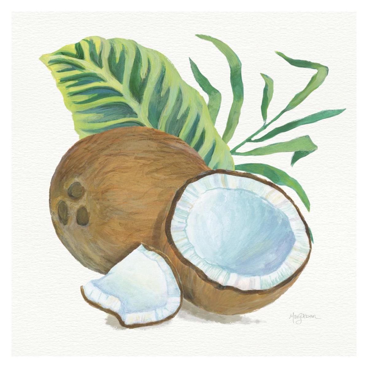 Coconut Palm II -Paper Art-32"x32"