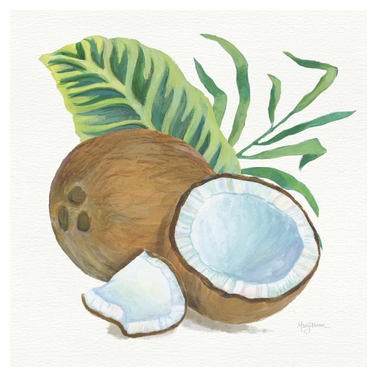 Coconut Palm II -Paper Art-38"x38"