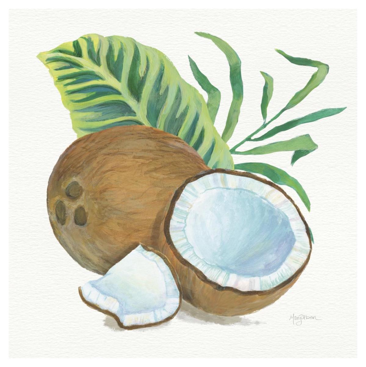Coconut Palm II -Paper Art-42"x42"