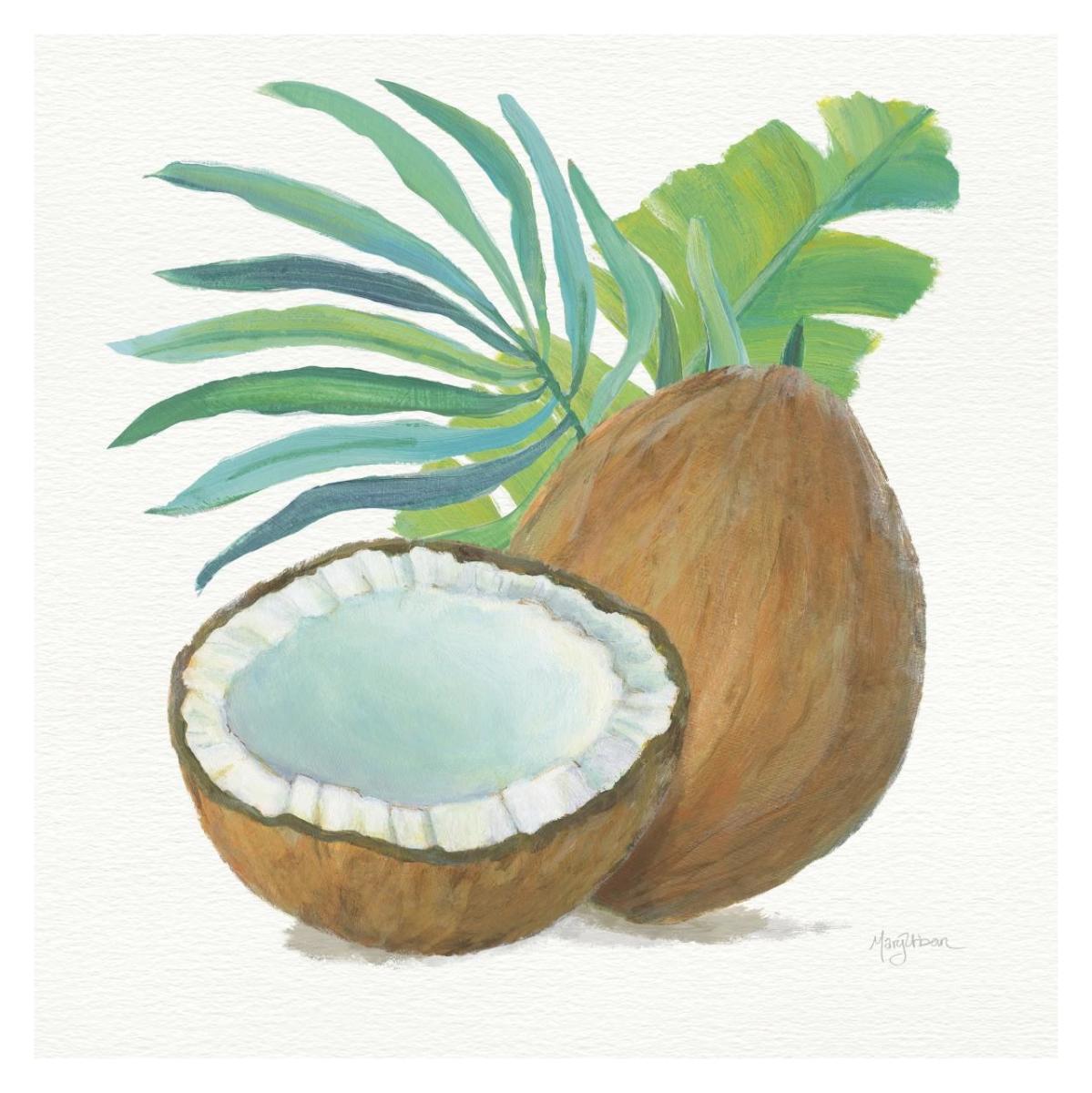 Coconut Palm III -Paper Art-32"x32"