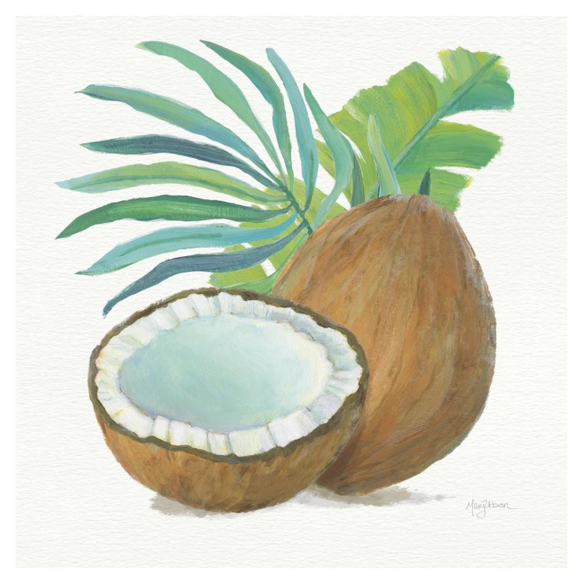 Coconut Palm III -Paper Art-38"x38"