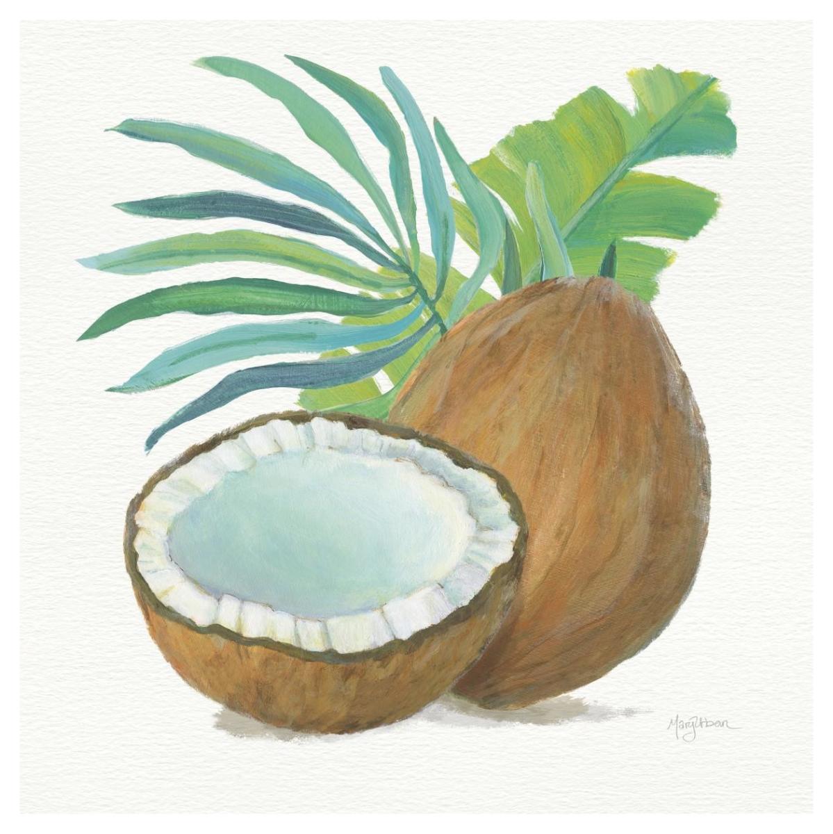 Coconut Palm III -Paper Art-42"x42"