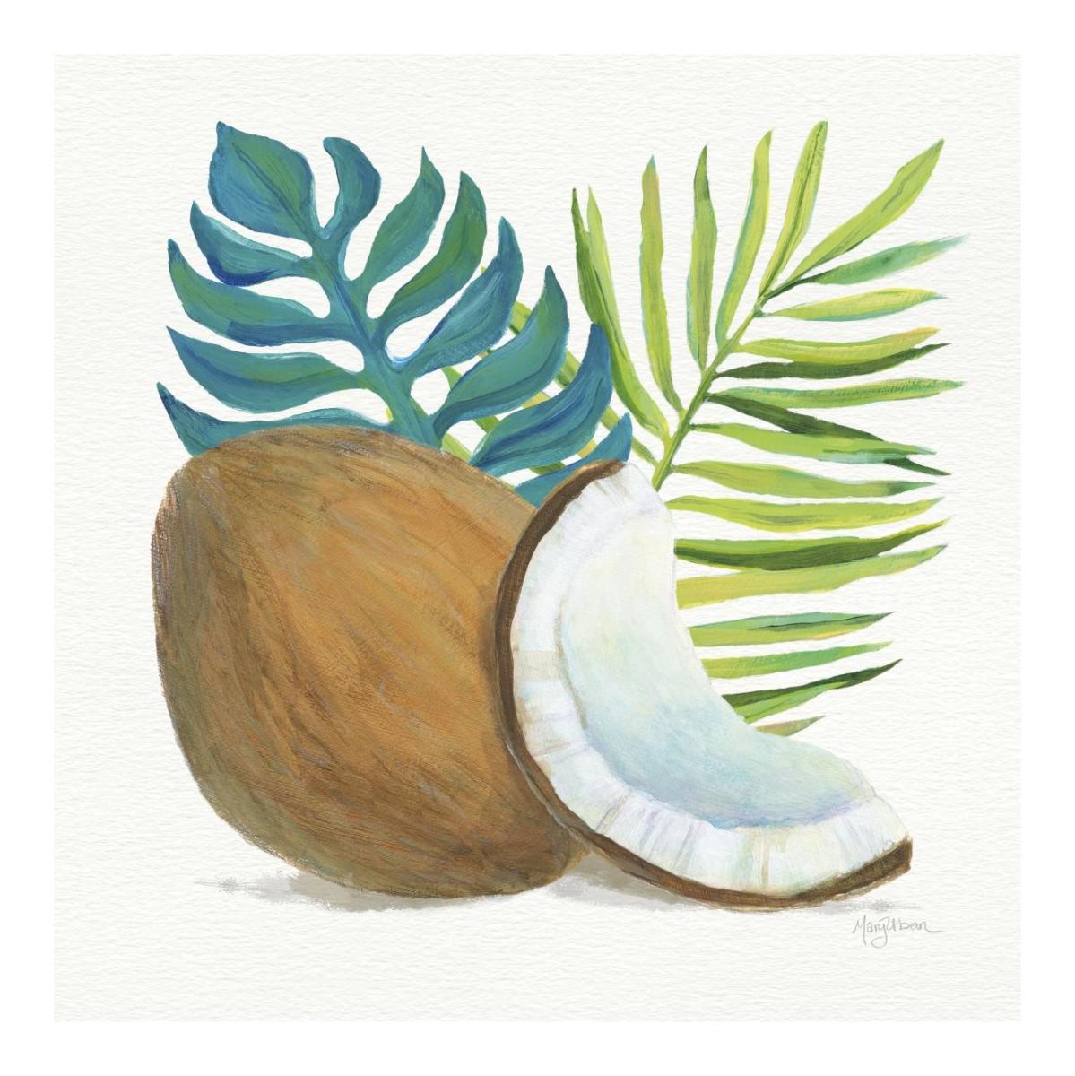 Coconut Palm IV -Paper Art-20"x20"