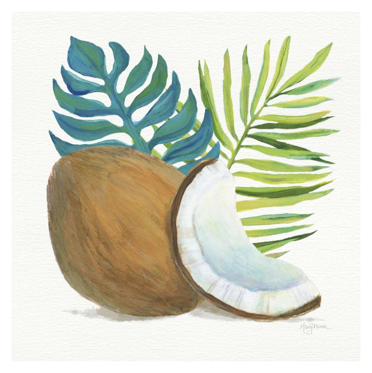 Coconut Palm IV -Paper Art-32"x32"