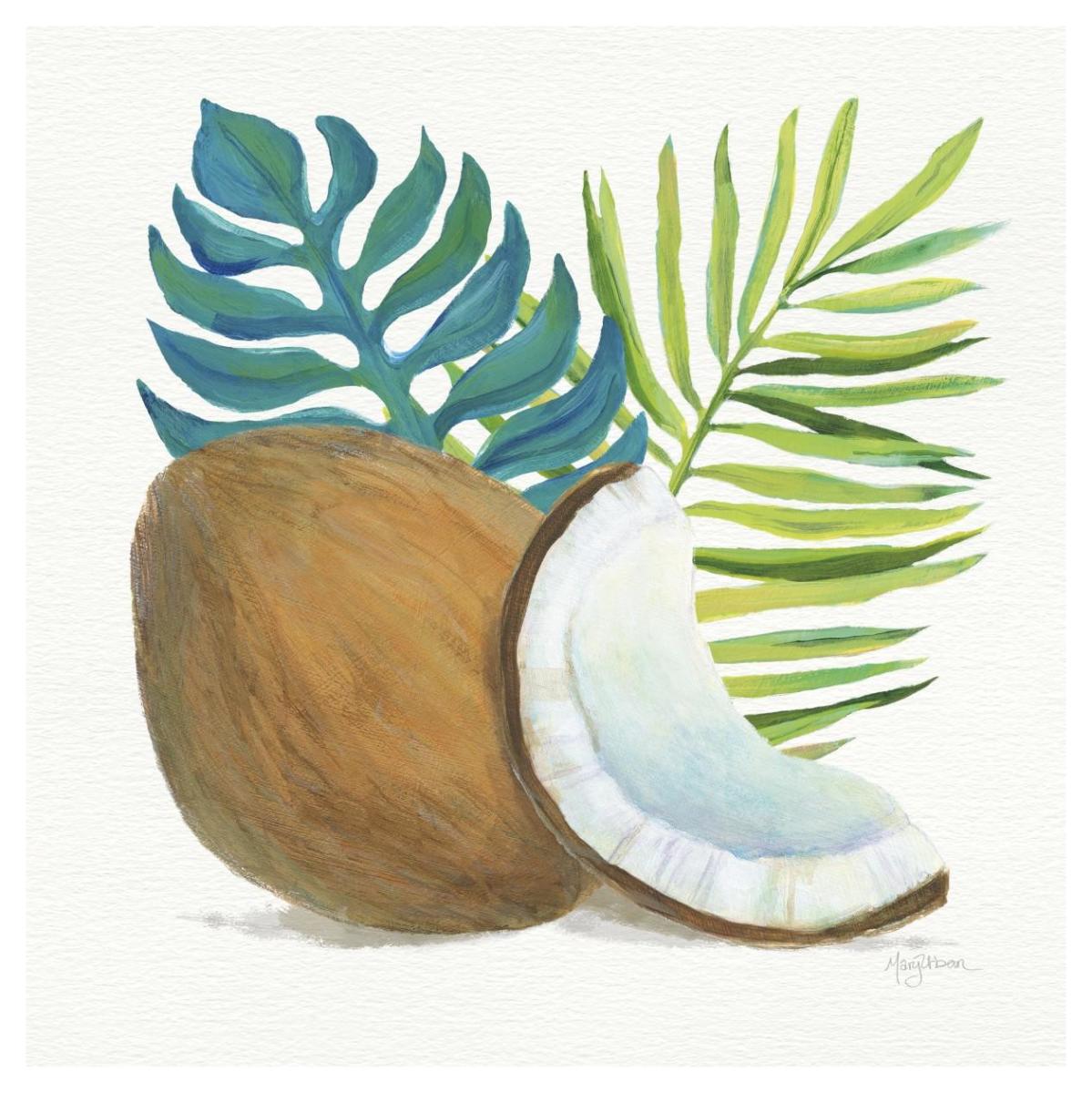Coconut Palm IV -Paper Art-42"x42"
