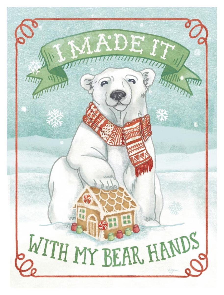 Polar Friends III -Paper Art-32"x42"