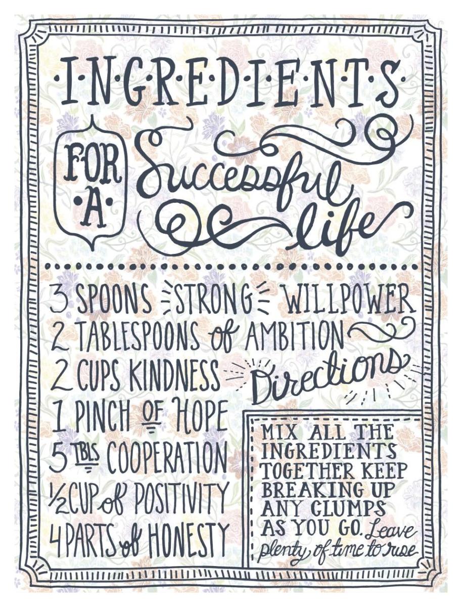 Ingredients For Life Ditzy Floral I -Paper Art-32"x42"