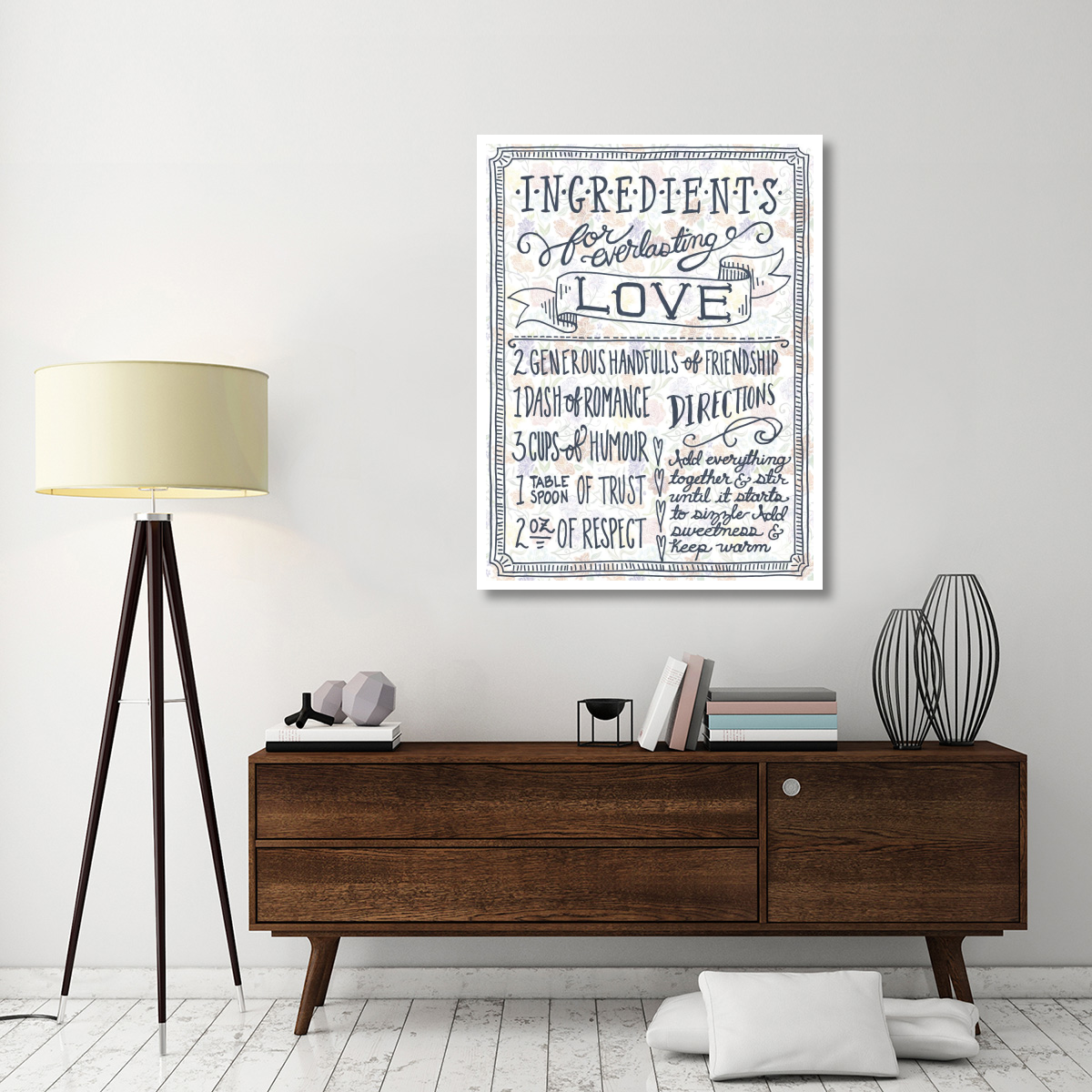 Ingredients For Life Ditzy Floral III -Paper Art-38&quotx50"