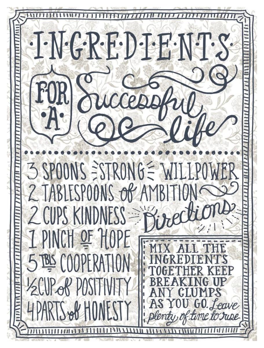 Ingredients For Life Ditzy Floral I Neutral -Paper Art-38"x50"