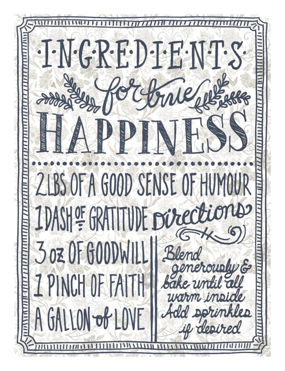 Ingredients For Life Ditzy Floral II Neutral -Paper Art-20"x26"