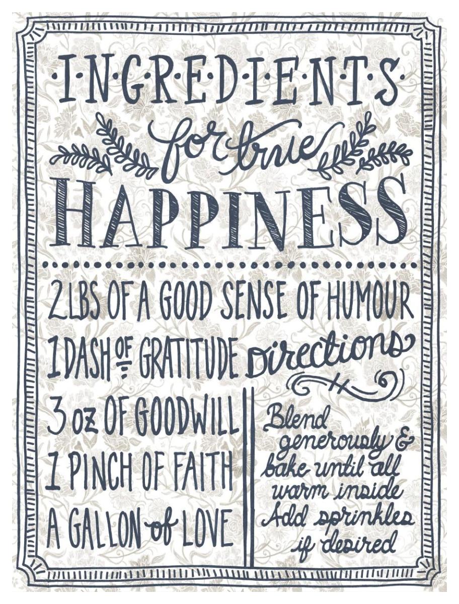 Ingredients For Life Ditzy Floral II Neutral -Paper Art-38"x50"