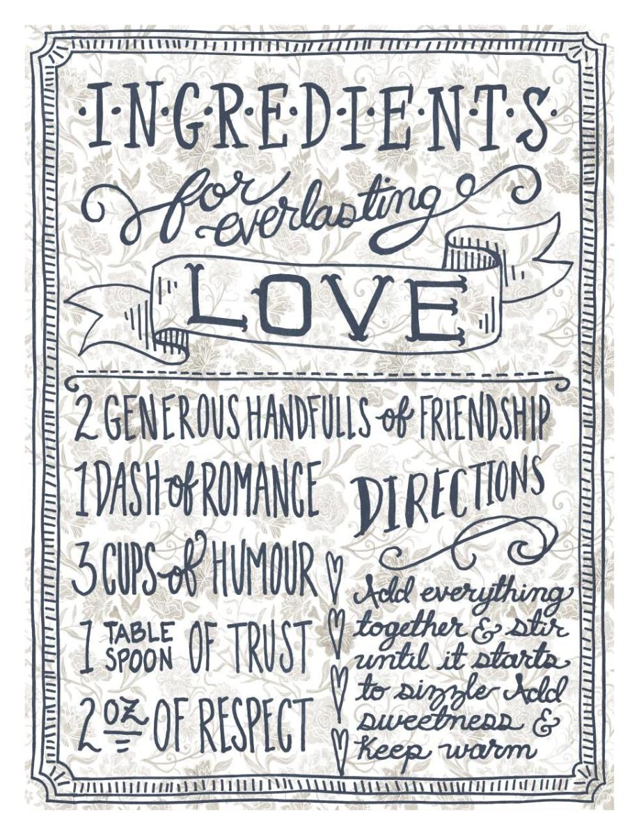 Ingredients For Life Ditzy Floral III Neutral -Paper Art-26"x34"