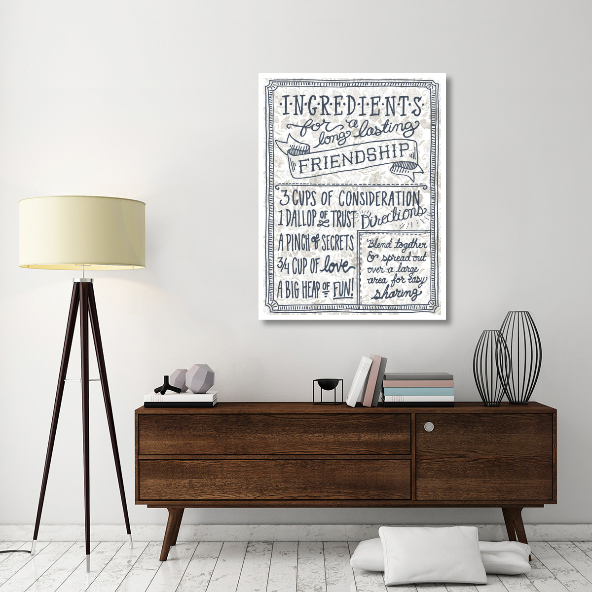Ingredients For Life Ditzy Floral IV Neutral -Paper Art-38&quotx50"