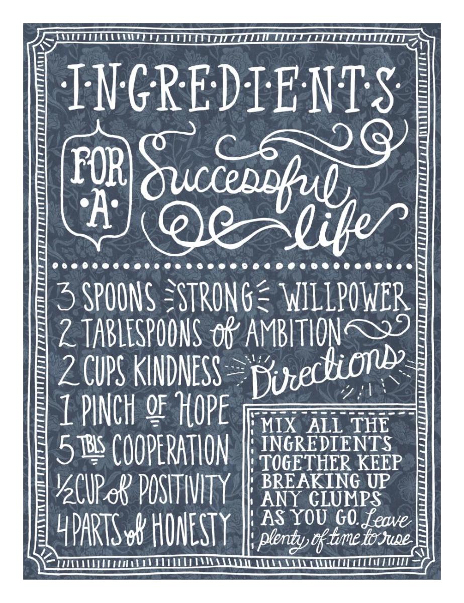 Ingredients For Life Ditzy Floral Blue I -Paper Art-20"x26"