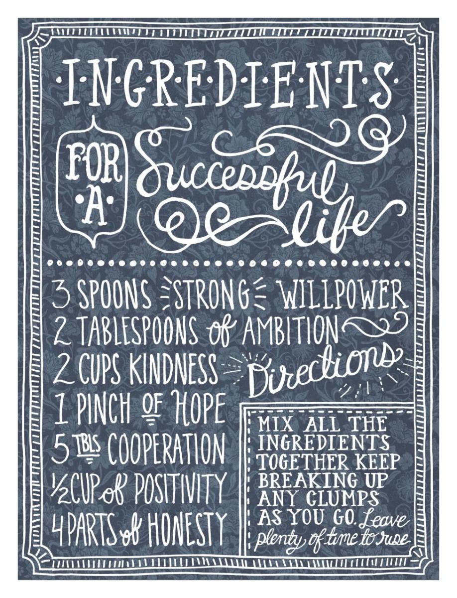 Ingredients For Life Ditzy Floral Blue I -Paper Art-26"x34"