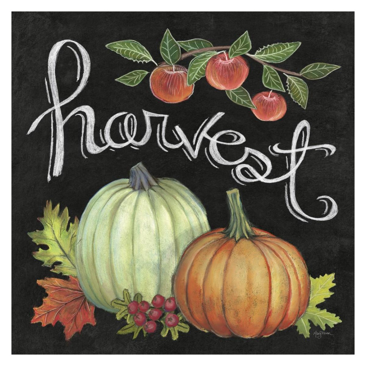 Autumn Harvest IV Square -Paper Art-32"x32"