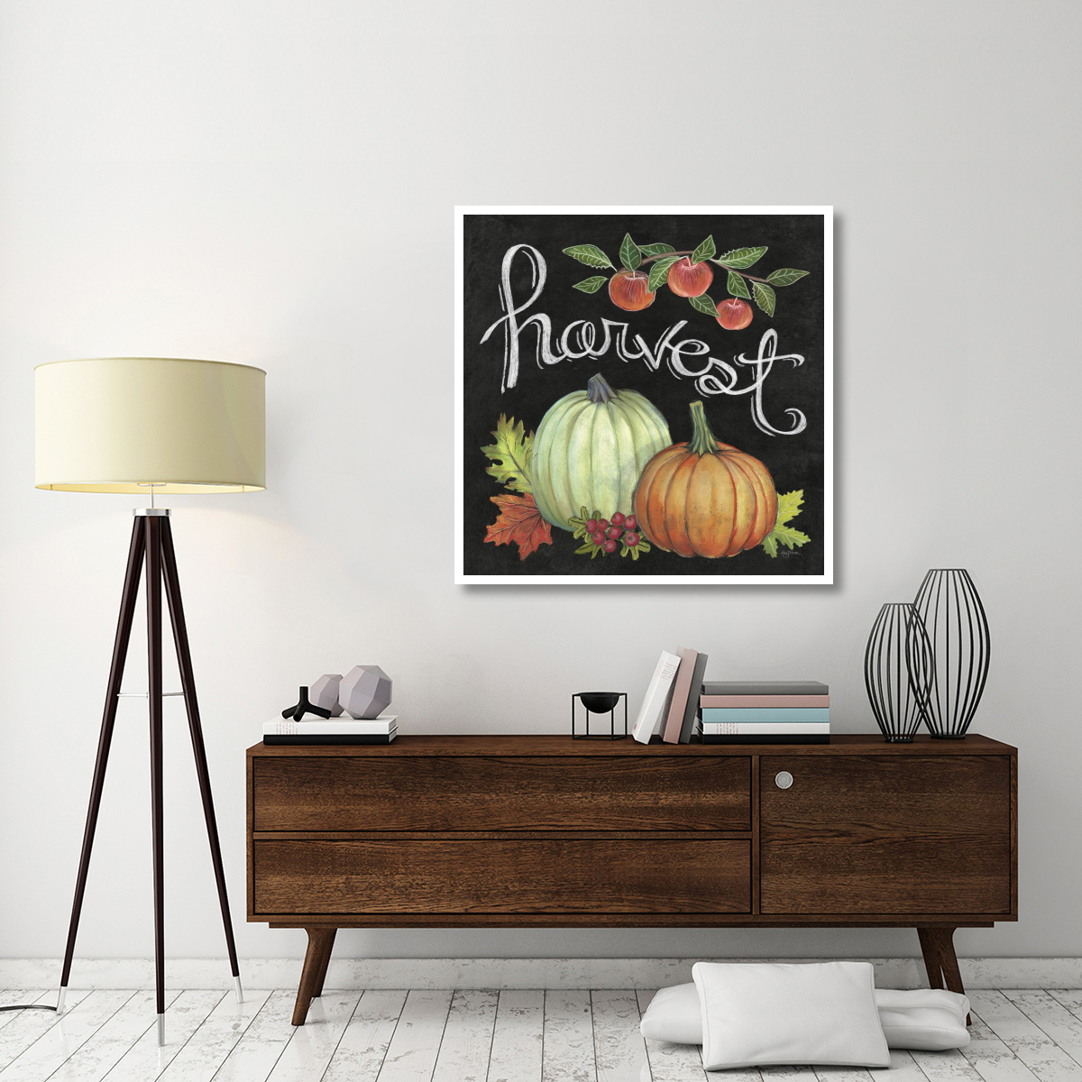 Autumn Harvest IV Square -Paper Art-42&quotx42"