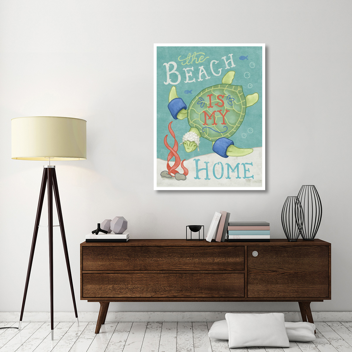 Ocean Friends II -Paper Art-38&quotx50"