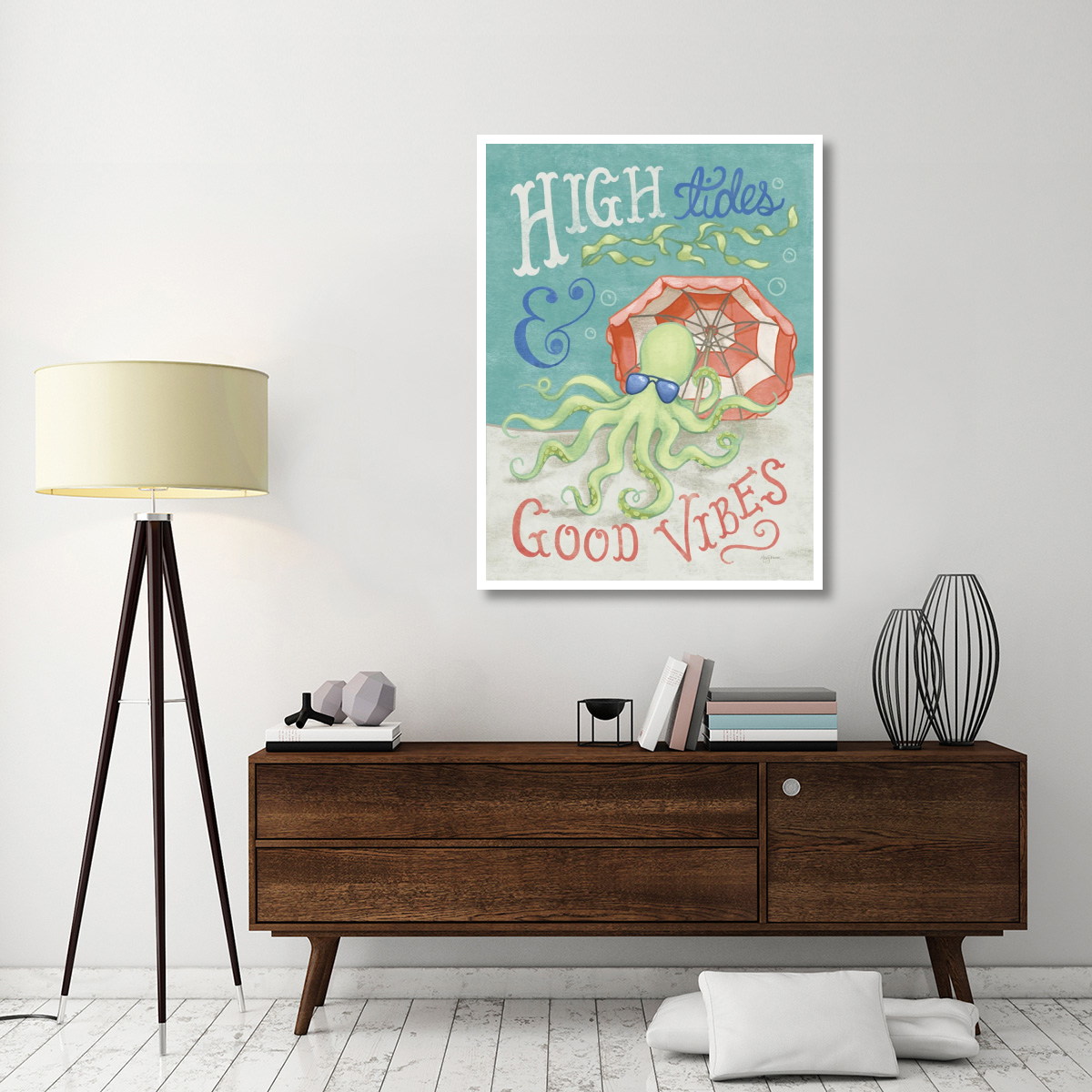 Ocean Friends IV -Paper Art-38&quotx50"