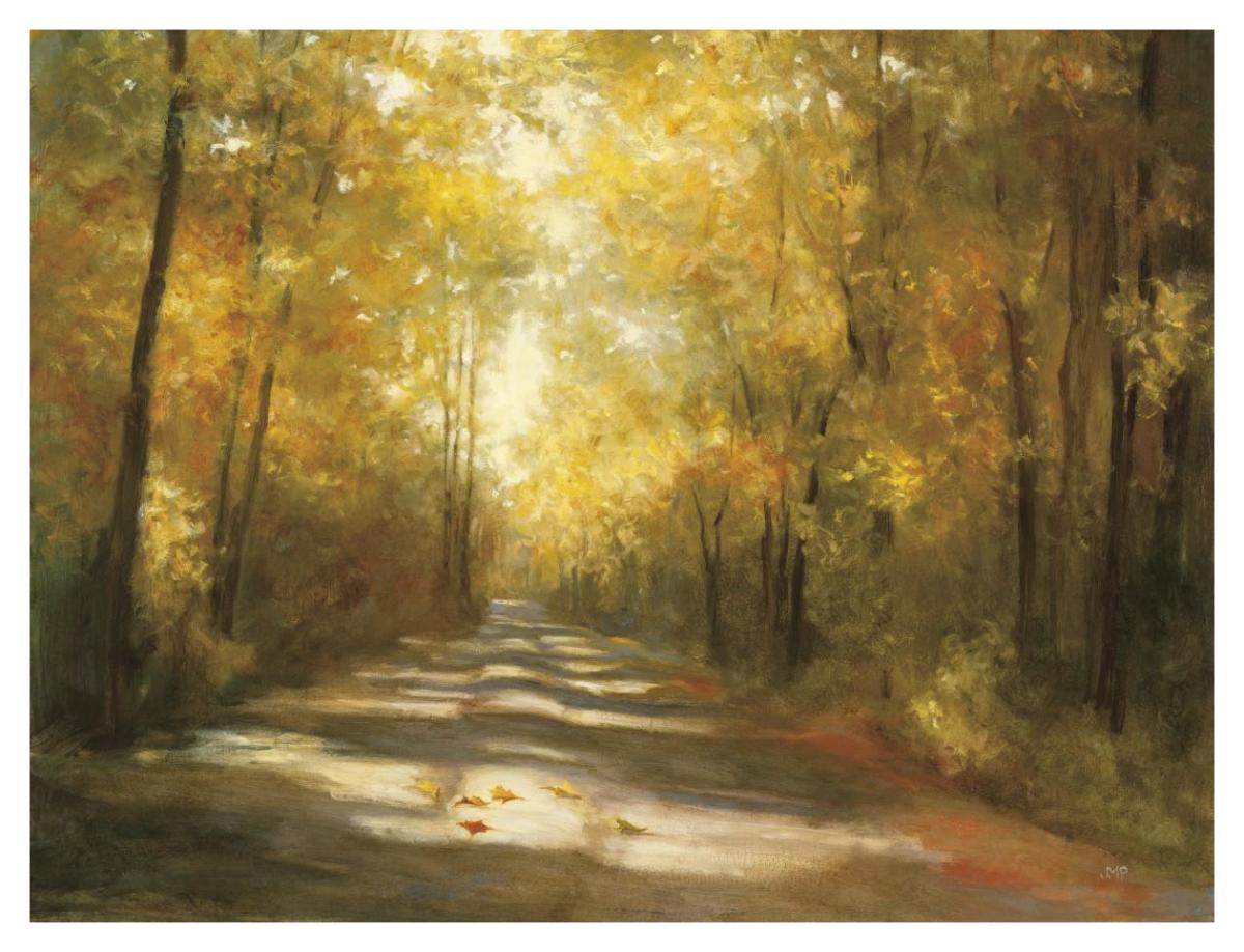 Gap Road Crop -Paper Art-42"x32"