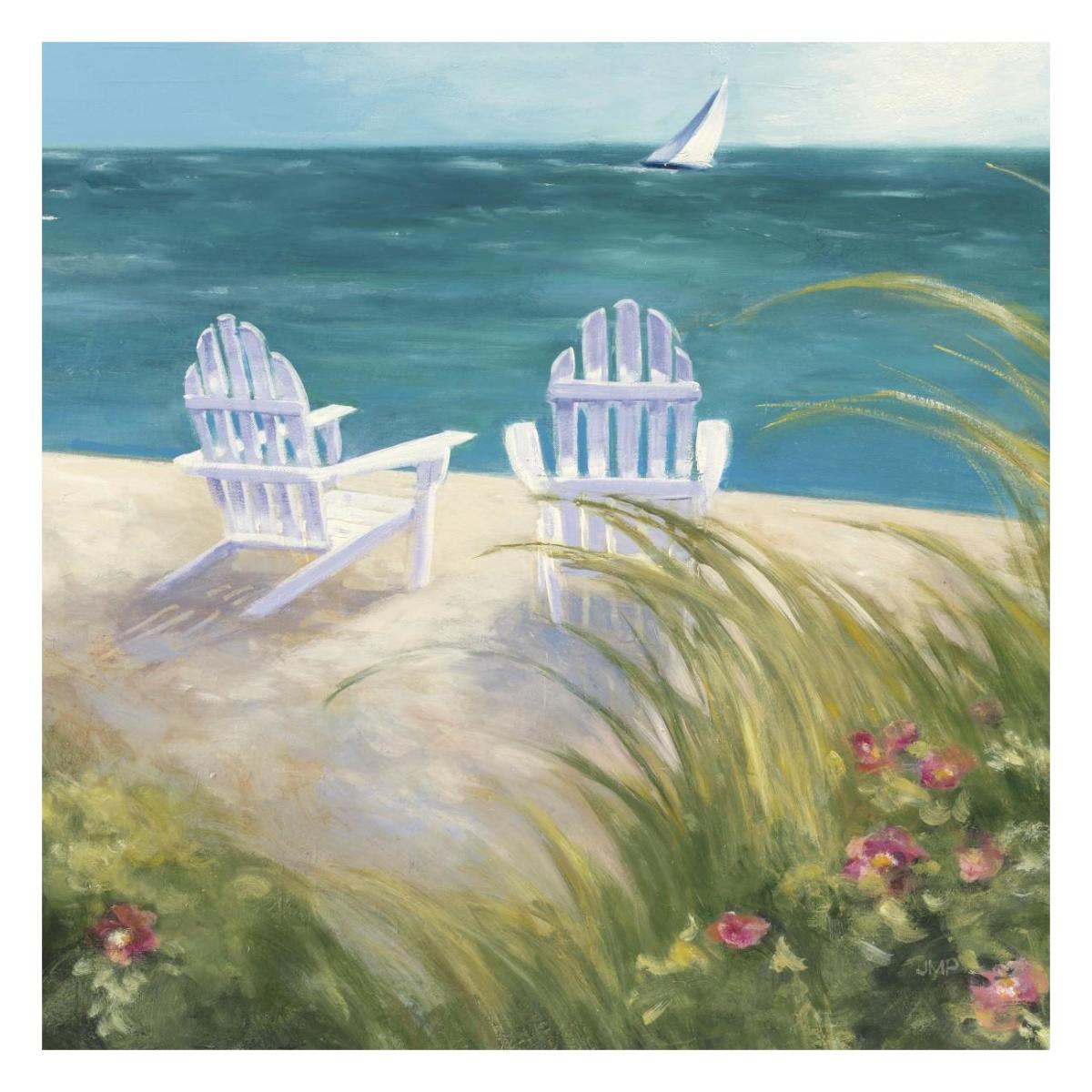 Regatta I Square -Paper Art-26"x26"