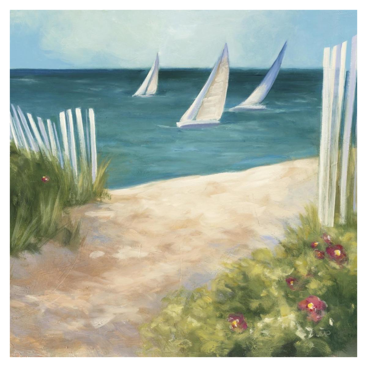 Regatta II Square -Paper Art-38"x38"