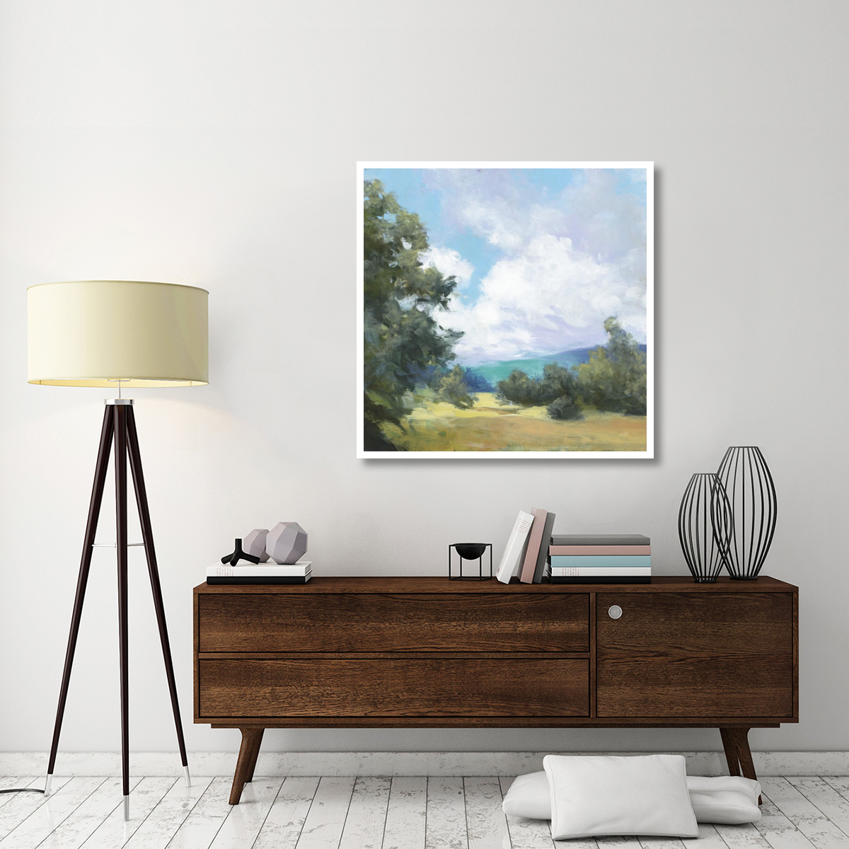 Hedgerow I -Paper Art-42&quotx42"