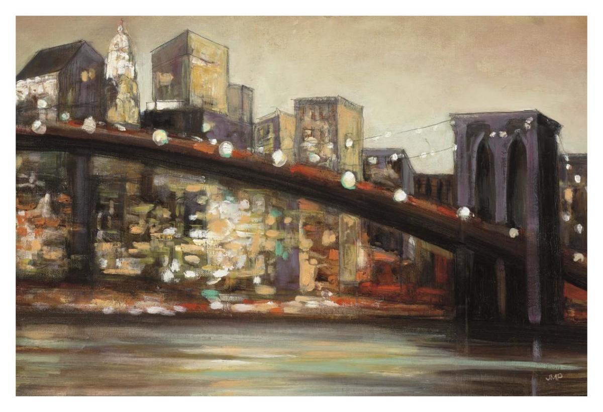 NYC After Hours Crop -Paper Art-20"x14"
