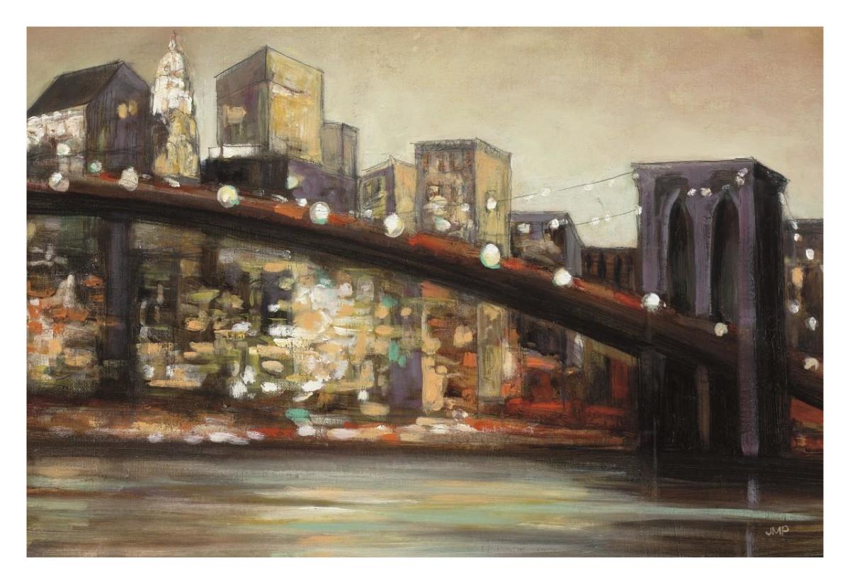 NYC After Hours Crop -Paper Art-32"x22"
