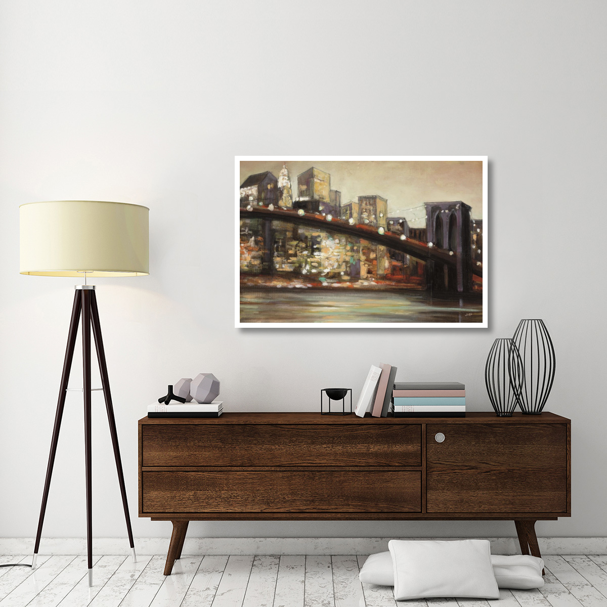 NYC After Hours Crop -Paper Art-50&quotx34"